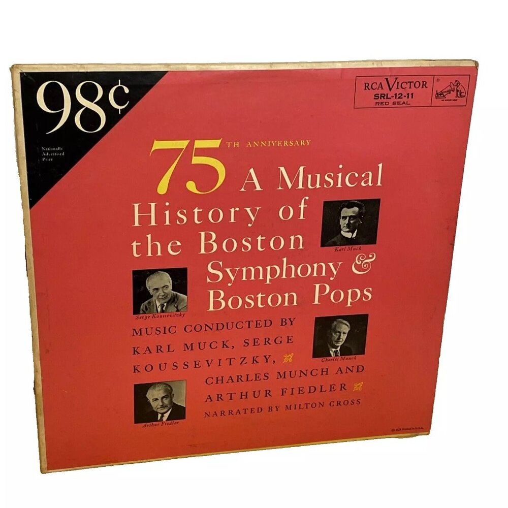 75th Anniversary A Musical History Of The Boston Symphony And Boston Pops (Vinyl